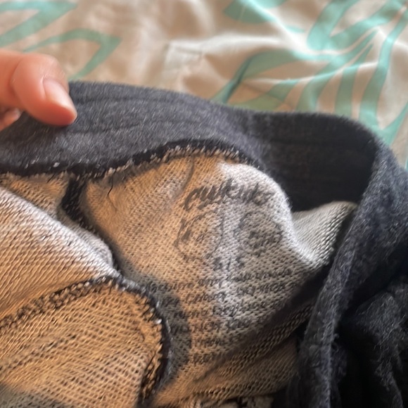 EWKUKS draw string dark gray sweat pants. - Picture 7 of 8